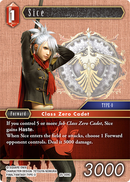 Sice 25-009C Foil - Final Fantasy TCG