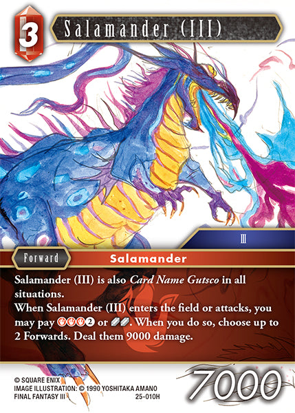 Salamander (III) 25-010H - Final Fantasy TCG