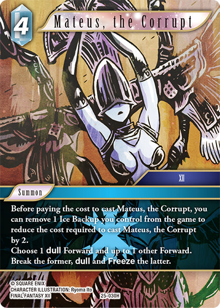 Mateus, the Corrupt 25-030H