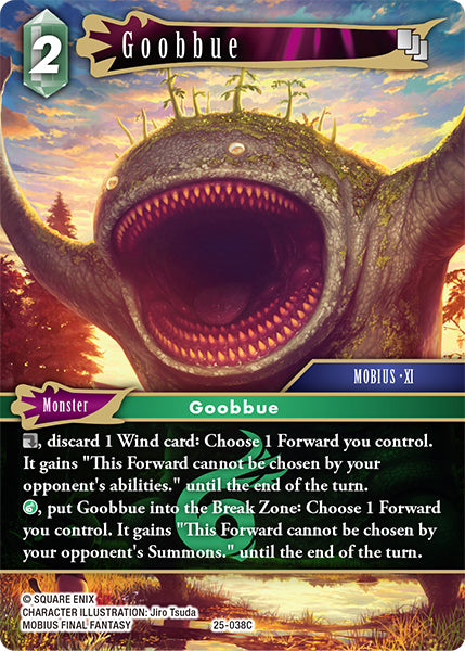 Goobbue 25-038C - Final Fantasy TCG