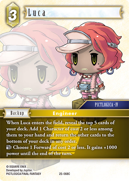 Luca 25-068C - Final Fantasy TCG