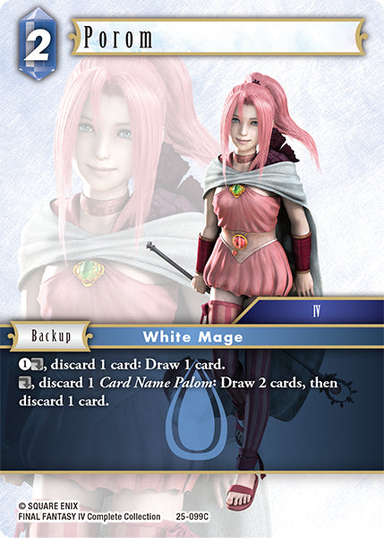Porom 25-099C Foil - Final Fantasy TCG