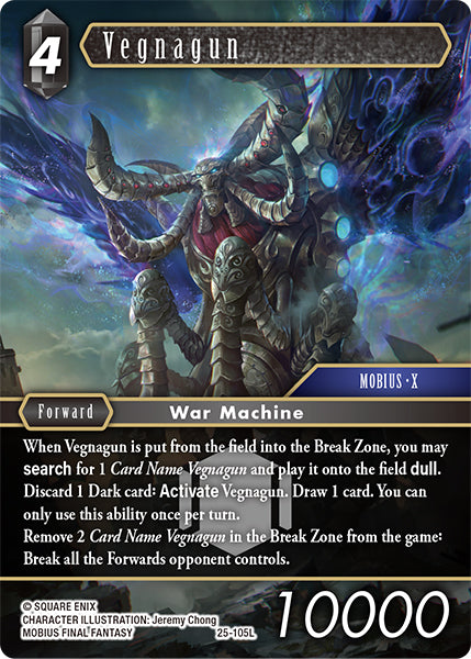 Vegnagun 25-105L - Final Fantasy TCG