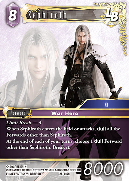 Sephiroth 25-115H Foil