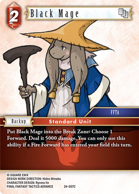 Black Mage - Foil - Final Fantasy TCG