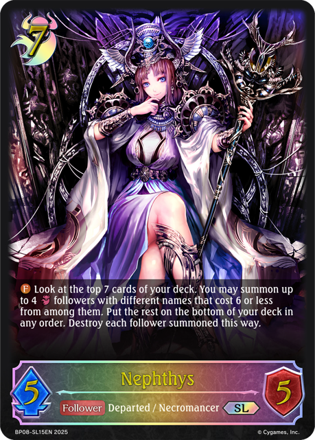 Nephthys (SL) - Shadowverse Evolve