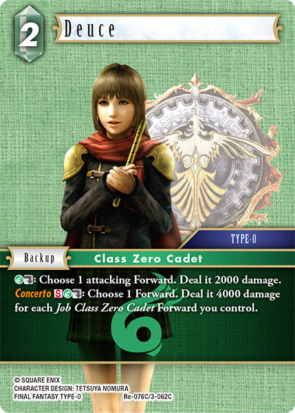 Foil - Deuce - Final Fantasy TCG