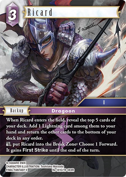 Foil - Ricard - Final Fantasy TCG