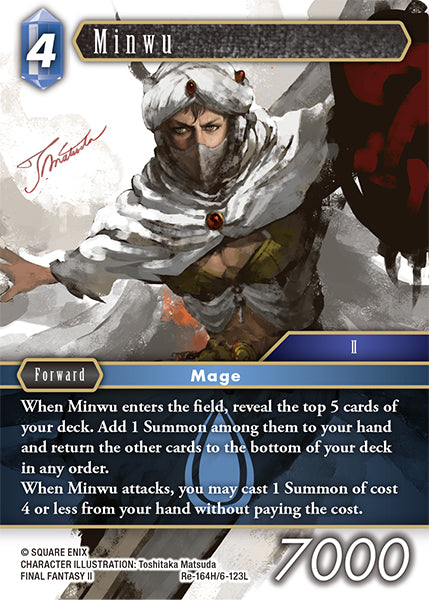 Foil - Minwu - Final Fantasy TCG