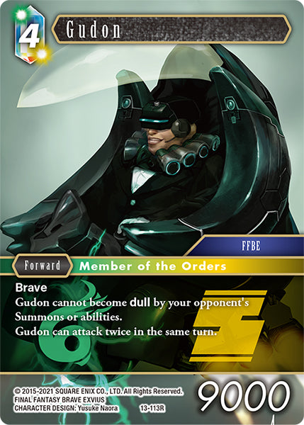 Gudon 13-113R Foil - Final Fantasy TCG