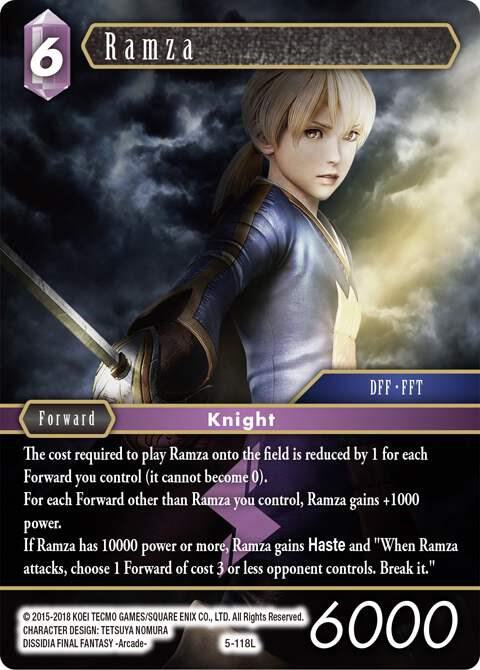Ramza 5-118L - Final Fantasy TCG