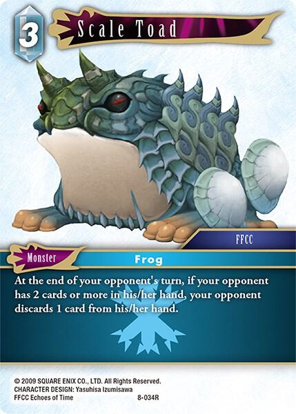 Scale Toad 8-034R - Final Fantasy TCG