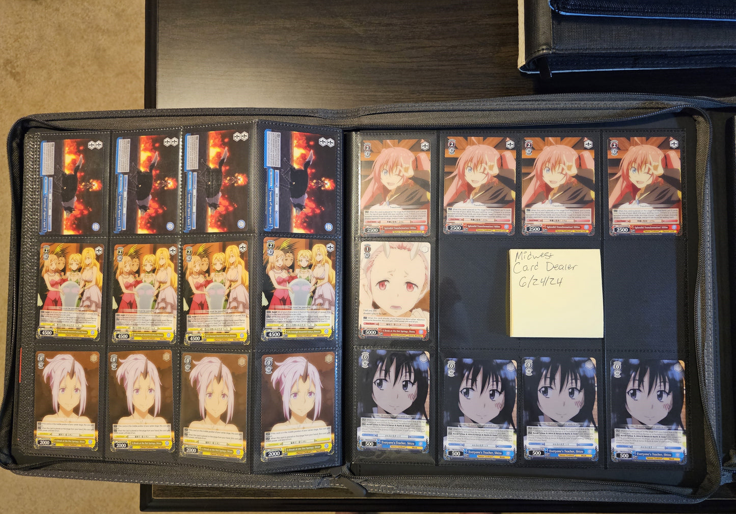 Weiss Schwarz - That Time I got Reincarnated As a Slime Vol. 1 & 2 Base Rarity Playset