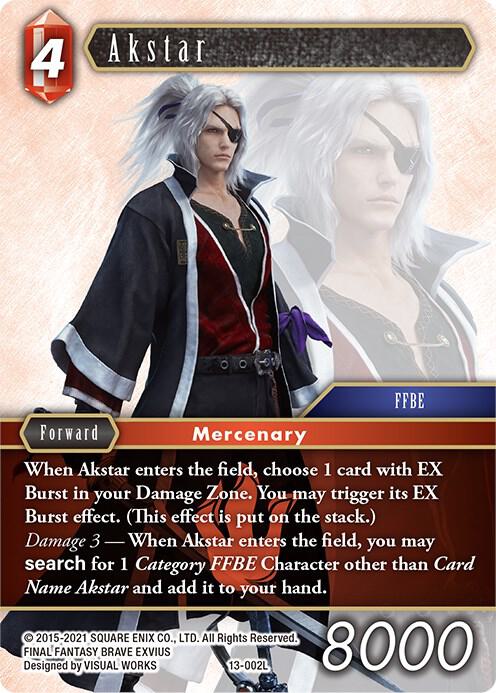 Akstar 13-002L Foil - Final Fantasy TCG