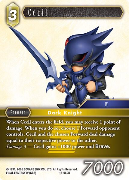 Cecil 13-060R Foil - Final Fantasy TCG