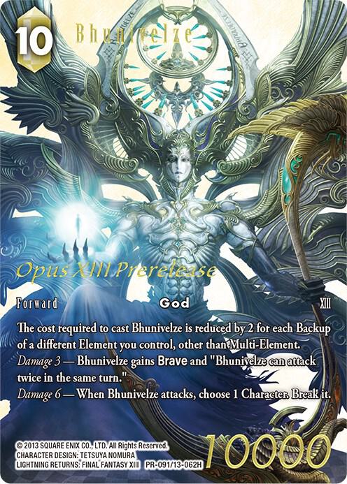 Bhunivelze PR-091/13-062H Full Art - Final Fantasy TCG