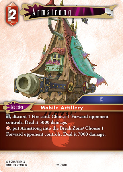 Armstrong 25-001C - Final Fantasy TCG