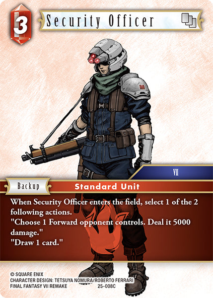 Security Officer 25-008C - Final Fantasy TCG