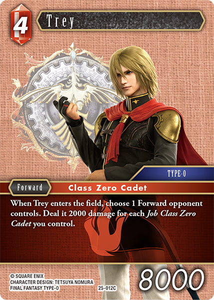 Trey 25-012C Foil - Final Fantasy TCG