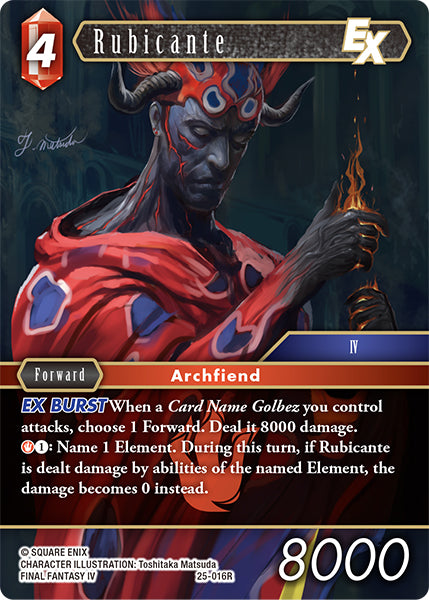Rubicante 25-016R - Final Fantasy TCG