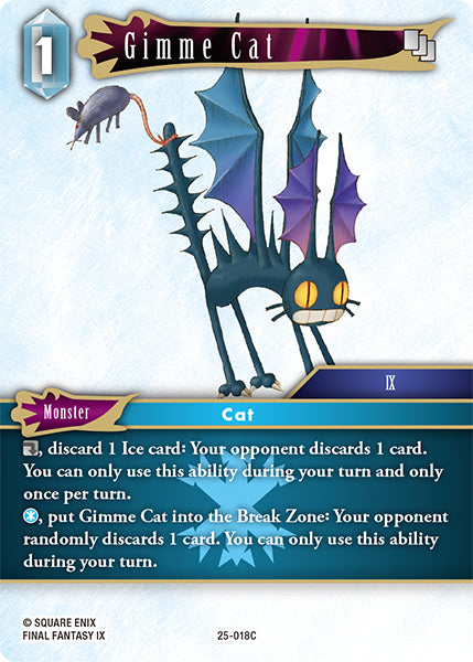 Gimme Cat 25-018C Foil - Final Fantasy TCG