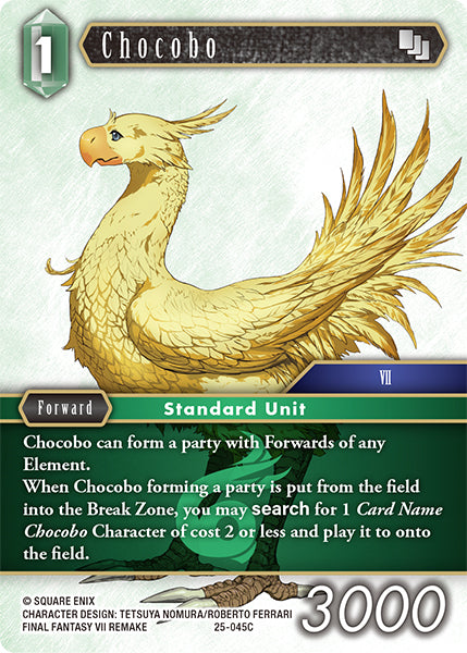 Chocobo 25-045C Foil - Final Fantasy TCG