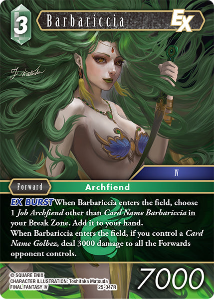 Barbariccia 25-047R - Final Fantasy TCG