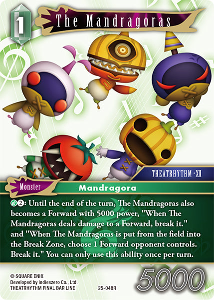 The Mandragoras 25-048R Foil - Final Fantasy TCG