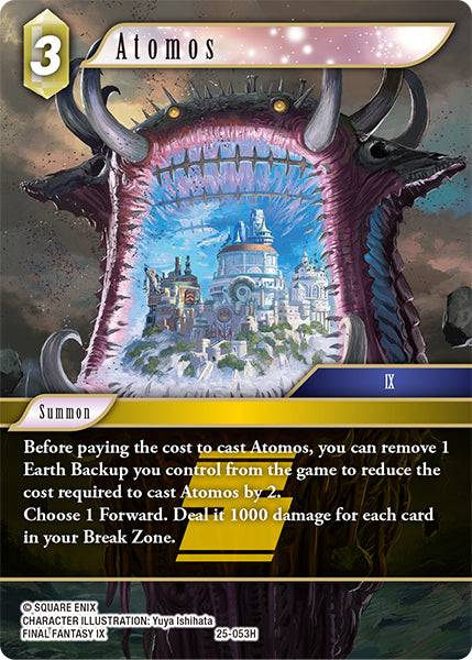 Atomos 25-053H Foil - Final Fantasy TCG
