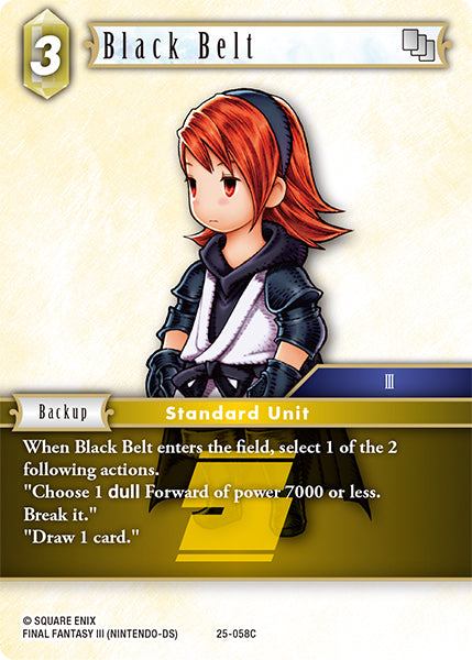 Black Belt 25-058C - Final Fantasy TCG