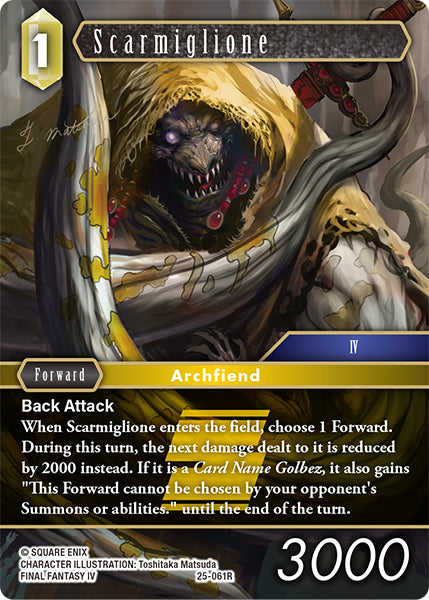 Scarmiglione 25-061R Foil - Final Fantasy TCG