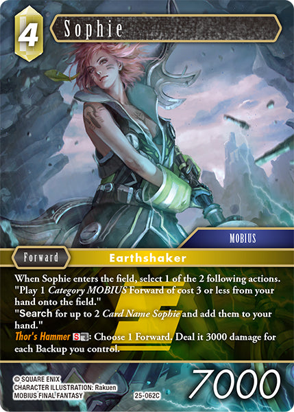 Sophie 25-062C - Final Fantasy TCG
