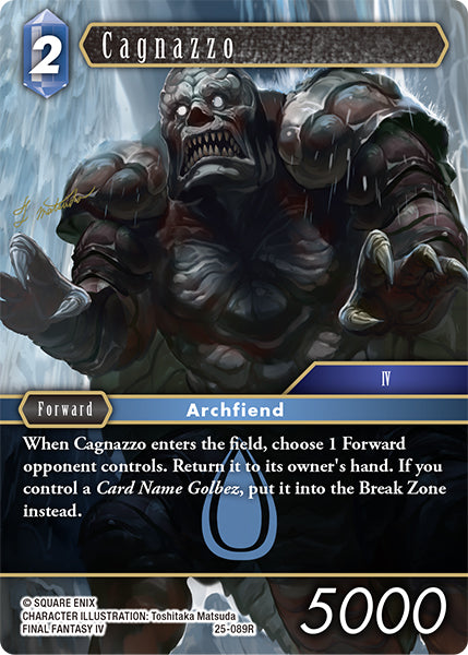 Cagnazzo 25-089R - Final Fantasy TCG
