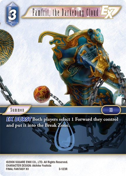 Famfrit, the Darkening Cloud 3-123R Foil - Final Fantasy TCG