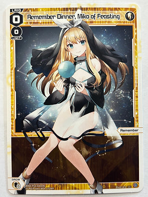 Remember Dinner, Miko of Feasting - Wixoss Divisions Diva
