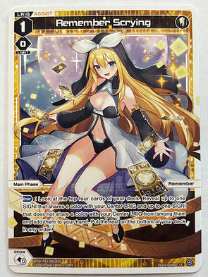Remember Scrying - Wixoss Divisions Diva