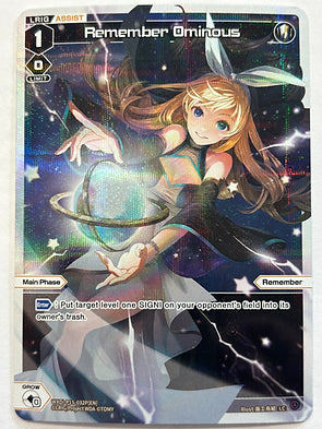 Remember Ominous - Wixoss Divisions Diva