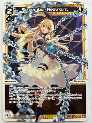 Remember Restraint - Wixoss Divisions Diva