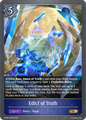 Edict of Truth - Premium - Shadowverse Evolve