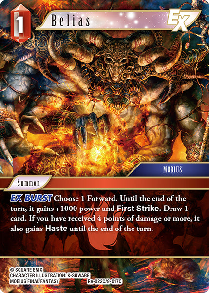 Belias - Final Fantasy TCG