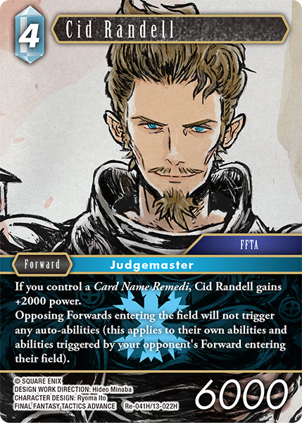 Cid Randell - Final Fantasy TCG