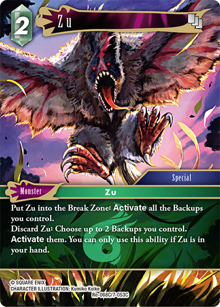 Zu - Final Fantasy TCG