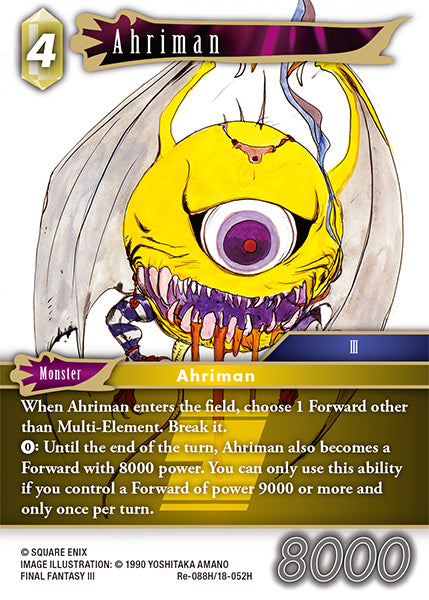 Ahriman - Final Fantasy TCG