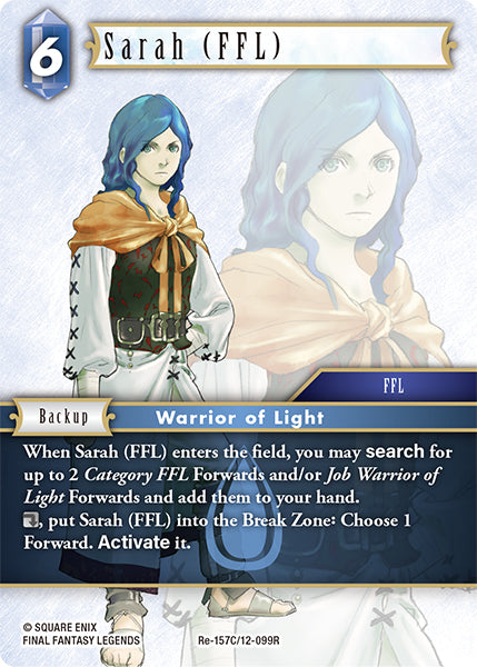 Sarah (FFL) - Final Fantasy TCG