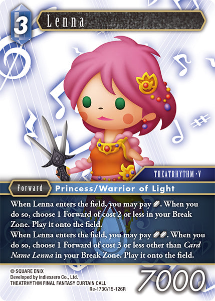 Foil - Lenna - Final Fantasy TCG