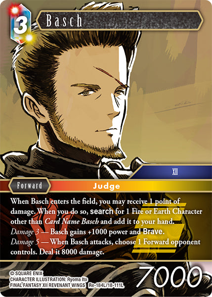 Foil - Basch - Final Fantasy TCG