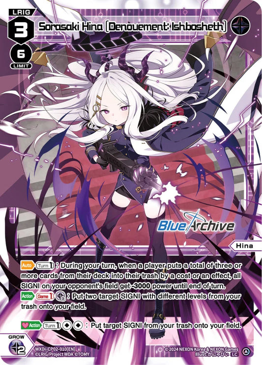 Wixoss - Blue Archive Diva Sorasaki Hina [Denouement: Ishbosheth]