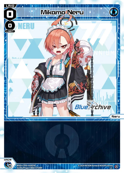 Wixoss - Blue Archive Diva Mikamo Neru