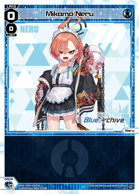 Wixoss - Blue Archive Diva Mikamo Neru