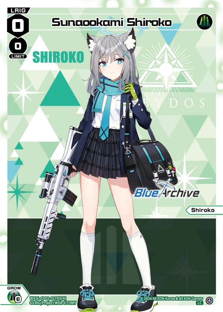Wixoss - Blue Archive Diva Sunaookami Shiroko